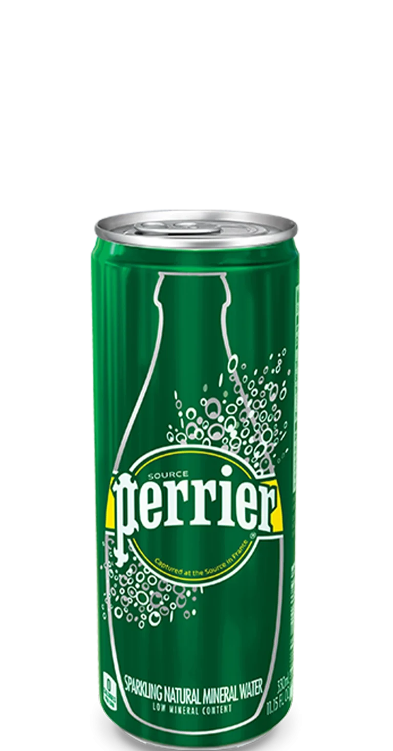 Perrier 330mL Lime CAN Sparkling Water