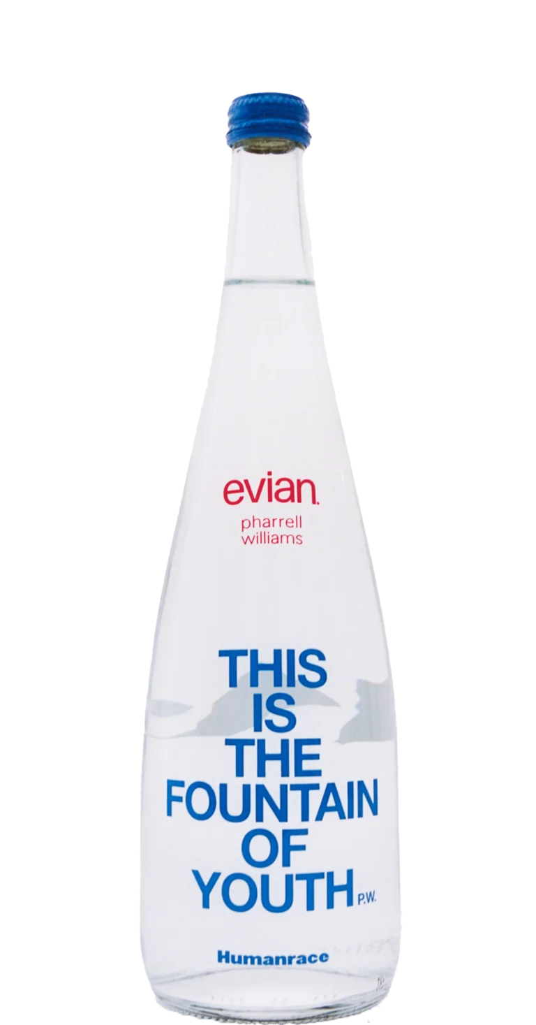 Evian 750mL Still Pharrell Williams Limited Edition